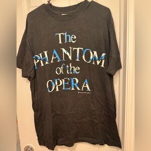 Vintage 1980 Phantom of the Opera T-Shirt Single Stitch Broadway Theater Tee